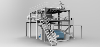 AL--3200mm S Beam PP Spunbons Nonwoven Fabric Non-woven Machine Making Product Line 