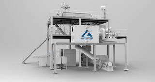 ALFN--2400mm Pp Spunbond Nonwoven Fabric Making Machine 