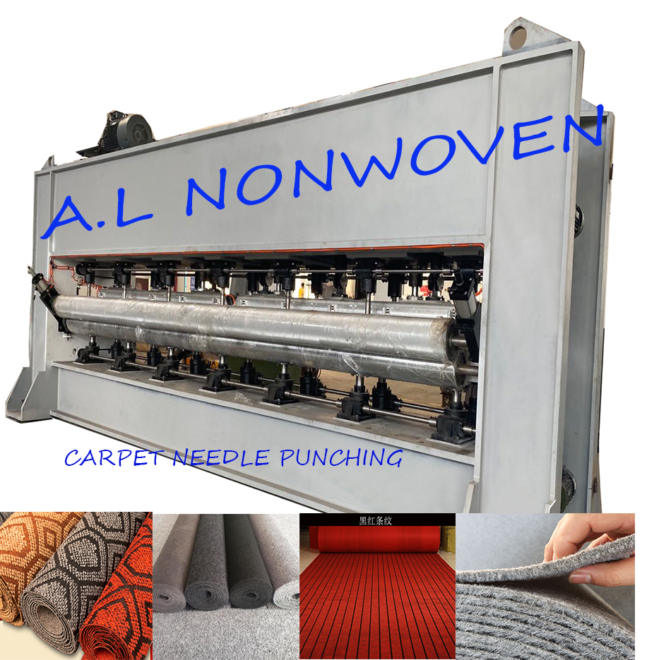 AL--2000mm Weste Felt Needle punching Carpet Nonwoven Fabric Making Machiner